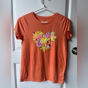 PreLoved | Cat & Jack (Target Brand) | Graphic Floral Tee | Size: XL (14-16)